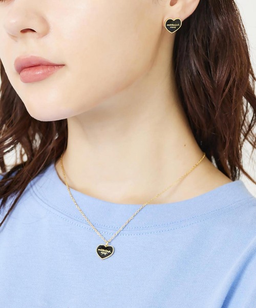 MILKFED.（ミルクフェド）の「HEART LOGO NECKLACE（ネックレス・レディース・ブラック/レッド/ホワイト・ONE SIZE）」の12枚目の写真