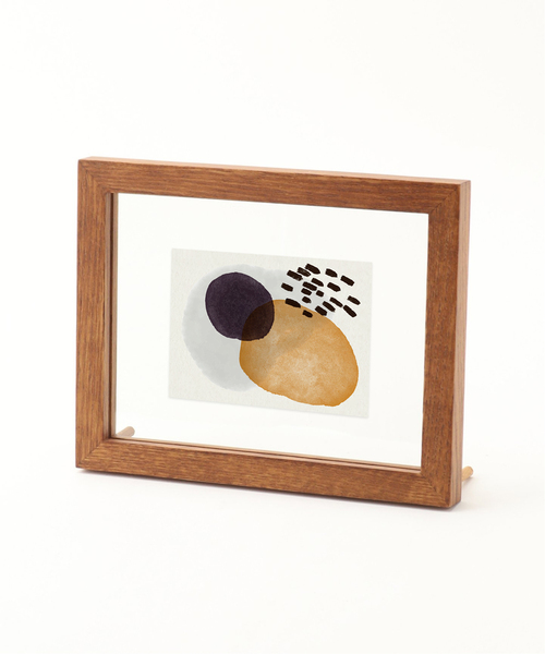 journal standard Furniture （ジャーナルスタンダードファニチャー）の「RONDA Frame L 4th　ロンダフレーム ※ ガラス フォトフレーム 額縁（フォトフレーム・レディース・ベージュ/ブラウン・FREE）」の4枚目の写真