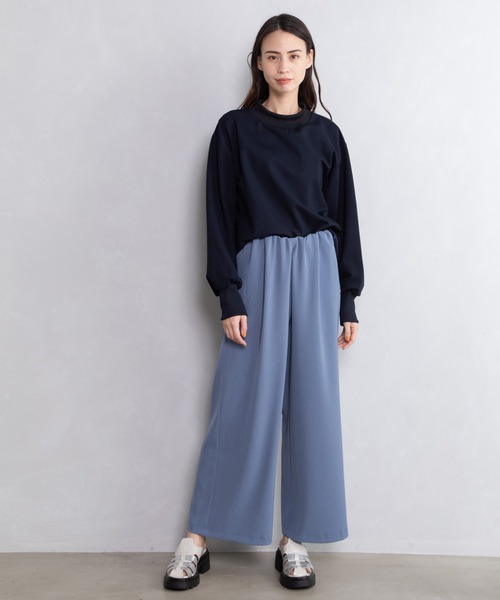 MARECHAL TERRE（マルシャルテル）の「カラーデザイントップス（Tシャツ/カットソー・レディース・ネイビー/ホワイト/ブラック/カーキ・MEDIUM）」の7枚目の写真