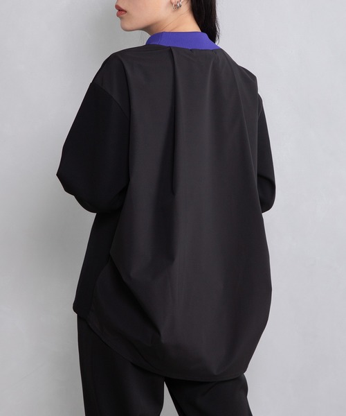 MARECHAL TERRE（マルシャルテル）の「カラーデザイントップス（Tシャツ/カットソー・レディース・ネイビー/ホワイト/ブラック/カーキ・MEDIUM）」の10枚目の写真