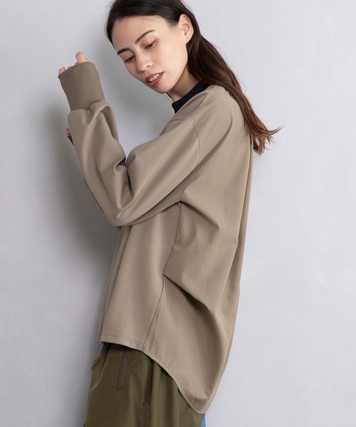 MARECHAL TERRE（マルシャルテル）の「カラーデザイントップス（Tシャツ/カットソー・レディース・ネイビー/ホワイト/ブラック/カーキ・MEDIUM）」の17枚目の写真