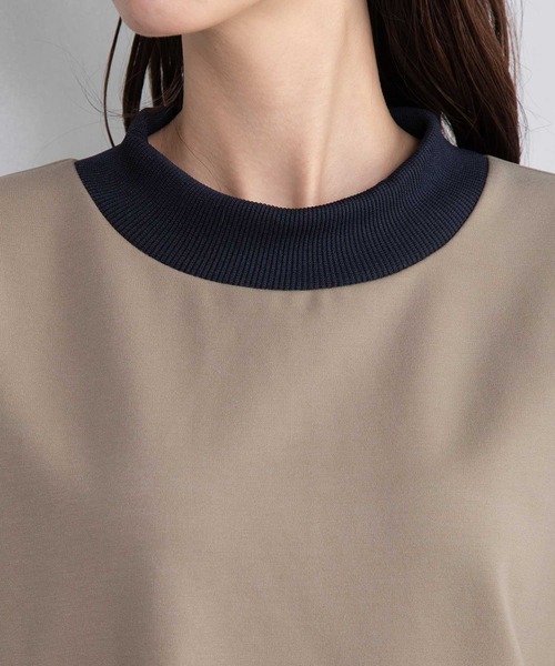 MARECHAL TERRE（マルシャルテル）の「カラーデザイントップス（Tシャツ/カットソー・レディース・ネイビー/ホワイト/ブラック/カーキ・MEDIUM）」の21枚目の写真