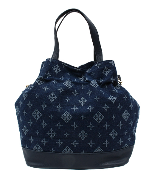 Daily russet（デイリー ラシット）の「デニム巾着2wayショルダーバッグ（ショルダーバッグ・レディース・ネイビー/ピンク/ブラウン・FREE）」の16枚目の写真