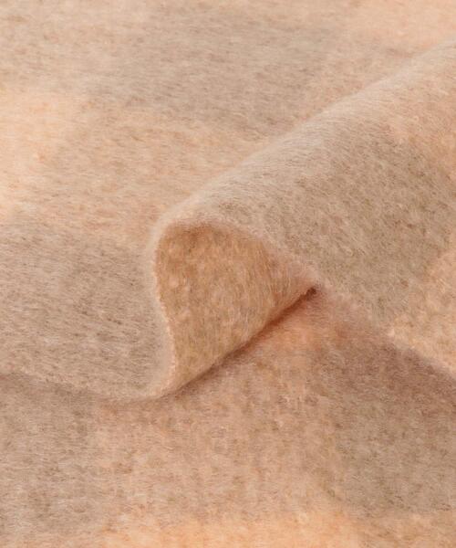 SMELLY(スメリー)の「ブロックチェックボリュームマフラー(マフラー・レディース・ブルー/オレンジ・-)」の11枚目の写真