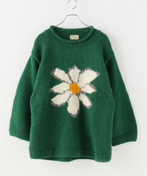 JOINT WORKS | 【MacMahon Knitting Mills / マクマホンニッティングミルズ】 Roll Neck Knit-Flower(ニット/セーター)