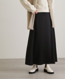 N.（N. Natural Beauty Basic） | 【S Size Line】◆マットサテンＡラインロングスカート(スカート)