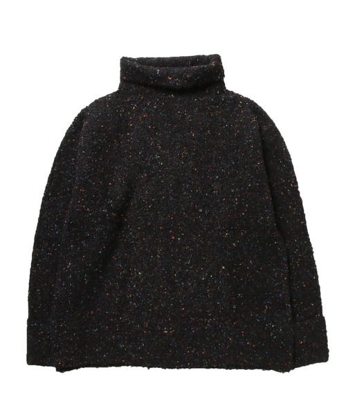 (完売商品).メランジ ハイネック ニット crewre online shop / メランジハイネックルーズニット