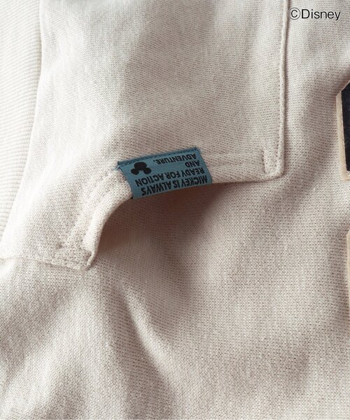 Disney（ディズニー）の「ディズニーキャラクター ワッペントレーナー（スウェット・キッズ・ネイビー/アイボリー・80/130/120/100/90/110）」の3枚目の写真