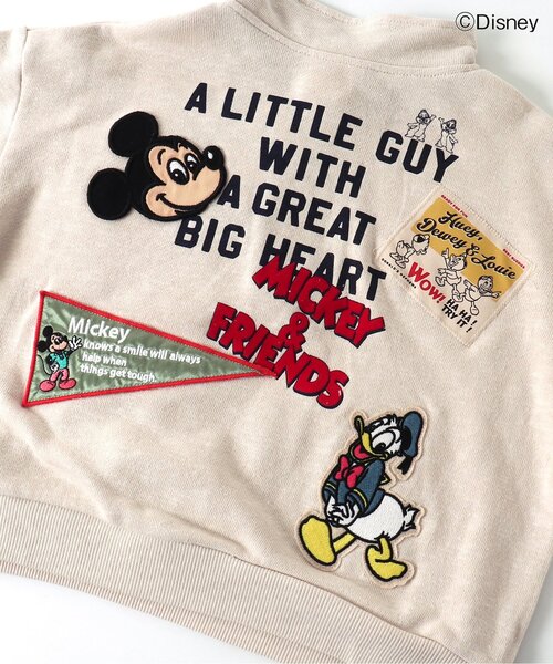 Disney（ディズニー）の「ディズニーキャラクター ワッペントレーナー（スウェット・キッズ・ネイビー/アイボリー・80/130/120/100/90/110）」の18枚目の写真
