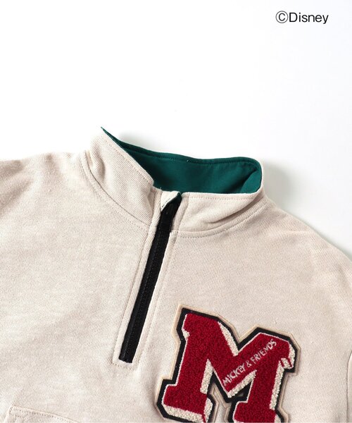Disney（ディズニー）の「ディズニーキャラクター ワッペントレーナー（スウェット・キッズ・ネイビー/アイボリー・80/130/120/100/90/110）」の6枚目の写真