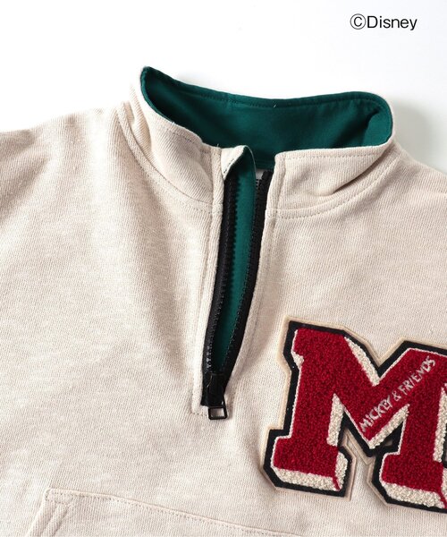 Disney（ディズニー）の「ディズニーキャラクター ワッペントレーナー（スウェット・キッズ・ネイビー/アイボリー・80/130/120/100/90/110）」の4枚目の写真