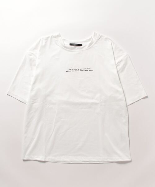 NO WAY（ノーウェイ）の「【Bz】 [IZU] シンプルメッセージTシャツ（Tシャツ/カットソー・レディース・オレンジ/ホワイト/ブラック・FREE）」の4枚目の写真