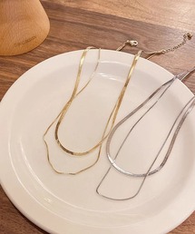 ダブルチェーンネックレス