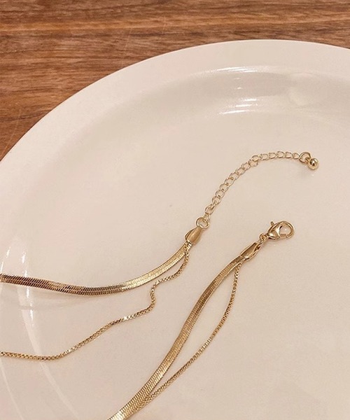 Dita Muaj.（ディータムアージュ）の「ダブルチェーンネックレス（ネックレス・レディース・ゴールド/シルバー・FREE）」の3枚目の写真