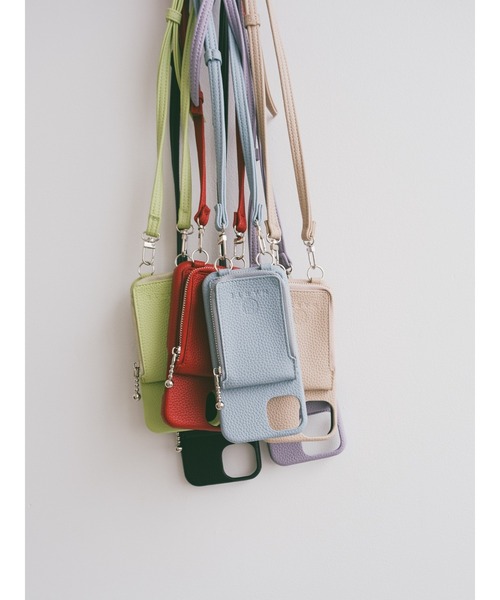 MARTE（マルテ）の「Shoulder strap iPhone case/iPhone13、iPhone14/ショルダーストラップiPhoneケース（スマホケース/カバー・レディース・ベージュ/レッド/ライトグリーン/ブラック/ライトブルー・iPhone 14/iPhone 13）」の16枚目の写真