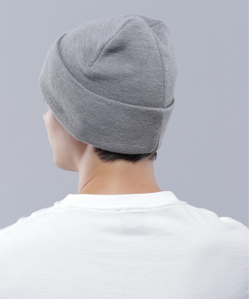 MANASTASH（マナスタッシュ）の「MANASTASH/マナスタッシュPATCHED BEANIE/パッチドビーニー（ニットキャップ/ビーニー・メンズ・ホワイト/ライトグレー/キャメル/ブルー/ブラック/オレンジ・F）」の7枚目の写真