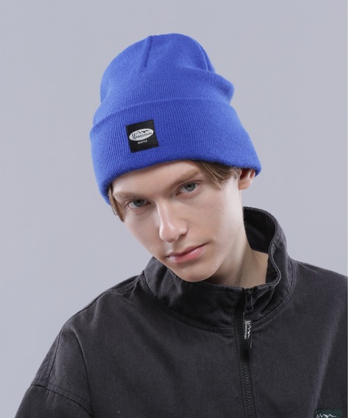 MANASTASH（マナスタッシュ）の「MANASTASH/マナスタッシュPATCHED BEANIE/パッチドビーニー（ニットキャップ/ビーニー・メンズ・ホワイト/ライトグレー/キャメル/ブルー/ブラック/オレンジ・F）」の12枚目の写真