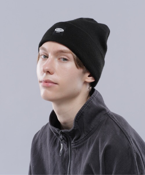 MANASTASH（マナスタッシュ）の「MANASTASH/マナスタッシュPATCHED BEANIE/パッチドビーニー（ニットキャップ/ビーニー・メンズ・ホワイト/ライトグレー/キャメル/ブルー/ブラック/オレンジ・F）」の15枚目の写真