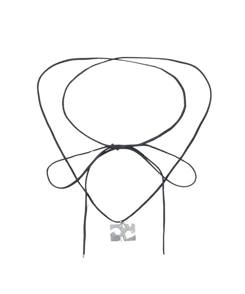 Xgirl（エックスガール）の「LOGO CHARM RIBBON NECKLACE（ネックレス）」 WEAR