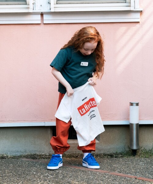 こども ビームス（コドモビームス）の「こども ビームス / kodomo ロゴ Tシャツ 24（100～140cm）（Tシャツ/カットソー・キッズ・ホワイト/ダークグリーン・130/120/110/140/100）」の3枚目の写真