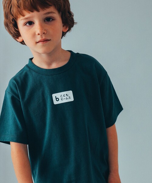 こども ビームス（コドモビームス）の「こども ビームス / kodomo ロゴ Tシャツ 24（100～140cm）（Tシャツ/カットソー・キッズ・ホワイト/ダークグリーン・130/120/110/140/100）」の8枚目の写真