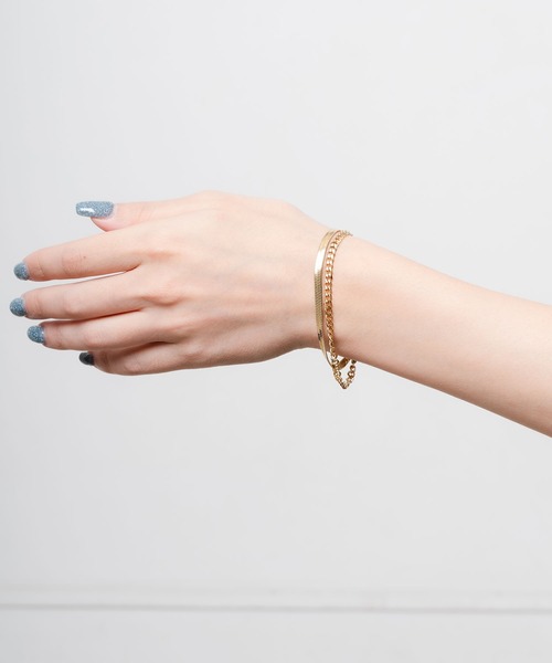 YU-KA:喜平×スネークチェーンブレスレット 2本1セット（ブレスレット