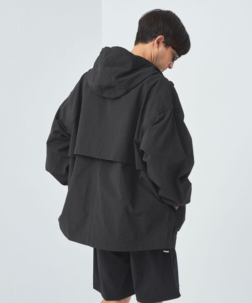 green label relaxing（グリーンレーベルリラクシング）の「【WEB限定】＜GLR or＞コットン ナイロン フーディ ブルゾン（ブルゾン・メンズ・ブラック/グレー/ナチュラル・S/L/M）」の8枚目の写真