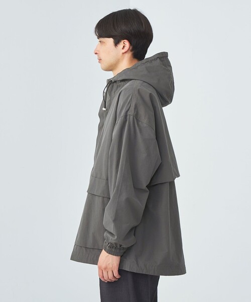 green label relaxing（グリーンレーベルリラクシング）の「【WEB限定】＜GLR or＞コットン ナイロン フーディ ブルゾン（ブルゾン・メンズ・ブラック/グレー/ナチュラル・S/L/M）」の12枚目の写真