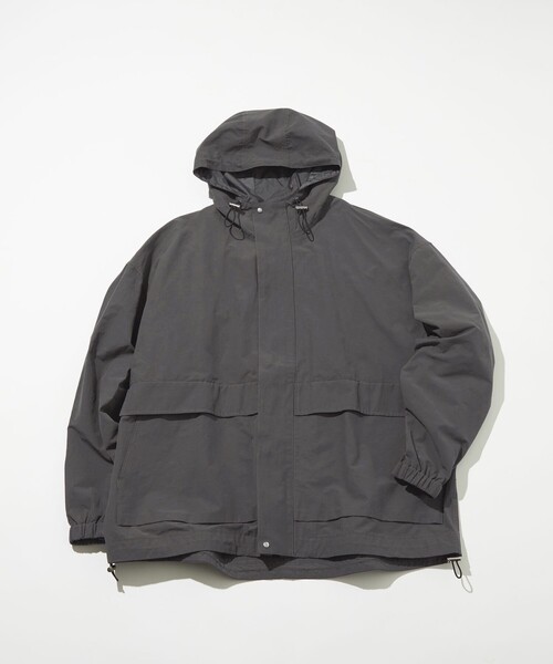 green label relaxing（グリーンレーベルリラクシング）の「【WEB限定】＜GLR or＞コットン ナイロン フーディ ブルゾン（ブルゾン・メンズ・ブラック/グレー/ナチュラル・S/L/M）」の14枚目の写真