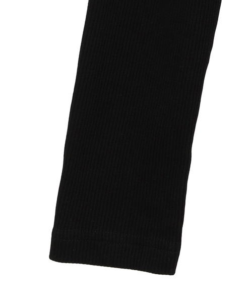 クラネ CLANE V NECK COMPACT TOPS （BLACK） クラネ CLANE W FACE V NECK COMPACT TOPS （BLACK