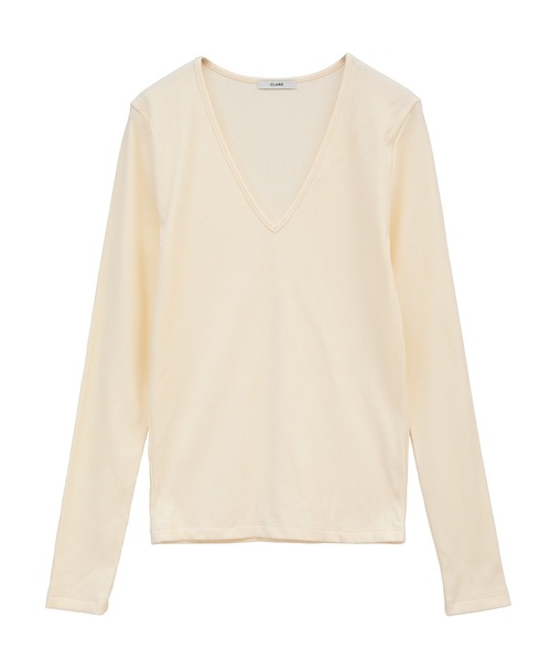 セール】V NECK COMPACT TOPS（Tシャツ/カットソー）｜CLANE（クラネ