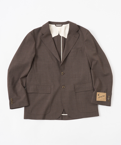 417 EDIFICE(フォーワンセブンエディフィス)の「【MOONLIGHT CLOTHING】HOUNDSTOOTH JACKET(テーラードジャケット・メンズ・ブラウン・36/38/40/42)」の2枚目の写真