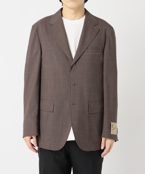 417 EDIFICE(フォーワンセブンエディフィス)の「【MOONLIGHT CLOTHING】HOUNDSTOOTH JACKET(テーラードジャケット・メンズ・ブラウン・36/38/40/42)」の4枚目の写真