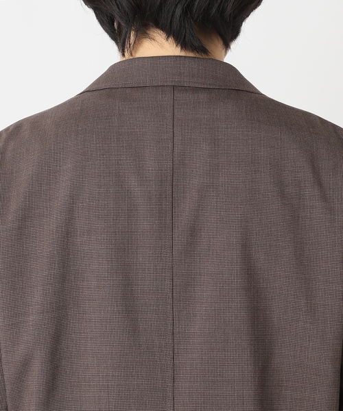 417 EDIFICE(フォーワンセブンエディフィス)の「【MOONLIGHT CLOTHING】HOUNDSTOOTH JACKET(テーラードジャケット・メンズ・ブラウン・36/38/40/42)」の10枚目の写真