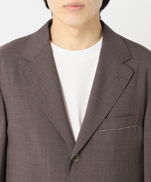 417 EDIFICE(フォーワンセブンエディフィス)の「【MOONLIGHT CLOTHING】HOUNDSTOOTH JACKET(テーラードジャケット・メンズ・ブラウン・36/38/40/42)」の5枚目の写真