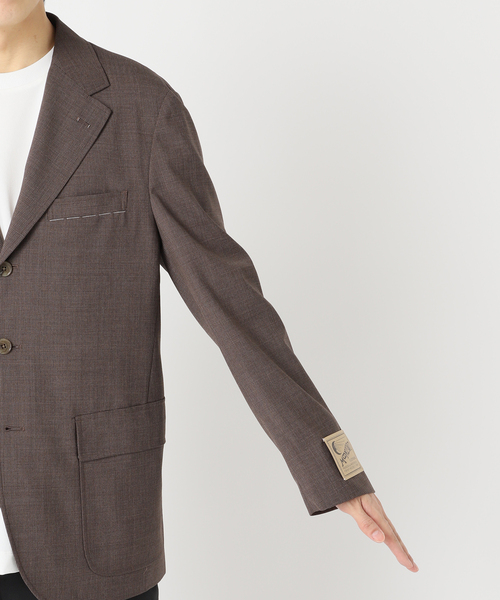 417 EDIFICE(フォーワンセブンエディフィス)の「【MOONLIGHT CLOTHING】HOUNDSTOOTH JACKET(テーラードジャケット・メンズ・ブラウン・36/38/40/42)」の9枚目の写真