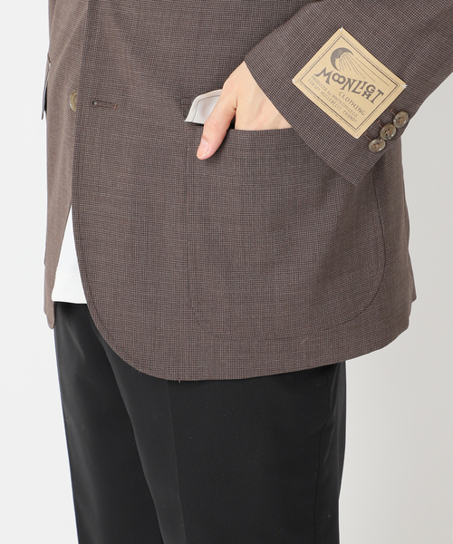 417 EDIFICE(フォーワンセブンエディフィス)の「【MOONLIGHT CLOTHING】HOUNDSTOOTH JACKET(テーラードジャケット・メンズ・ブラウン・36/38/40/42)」の12枚目の写真