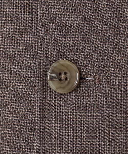 417 EDIFICE(フォーワンセブンエディフィス)の「【MOONLIGHT CLOTHING】HOUNDSTOOTH JACKET(テーラードジャケット・メンズ・ブラウン・36/38/40/42)」の14枚目の写真
