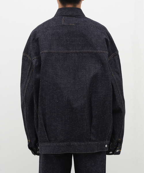 EDIFICE(エディフィス)の「【MARKAWARE / マーカウェア】MIINER JACKET(デニムジャケット・メンズ・ネイビー・2/3)」の6枚目の写真