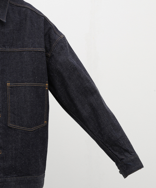 EDIFICE(エディフィス)の「【MARKAWARE / マーカウェア】MIINER JACKET(デニムジャケット・メンズ・ネイビー・2/3)」の11枚目の写真