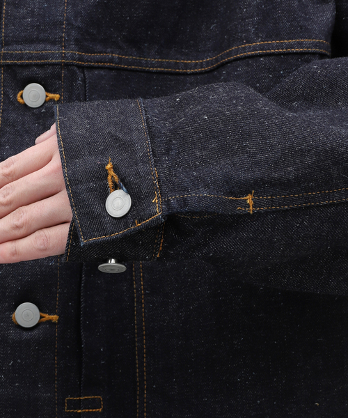 EDIFICE(エディフィス)の「【MARKAWARE / マーカウェア】MIINER JACKET(デニムジャケット・メンズ・ネイビー・2/3)」の7枚目の写真