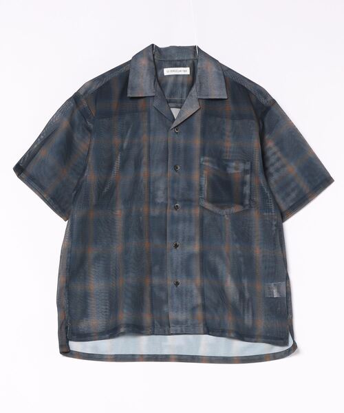 le cercle ADAM ET ROPE'(ルセルクルアダムエロペ)の「【mens】ドビーメッシュオンブレチェックシャツ(シャツ/ブラウス・メンズ・ブルー系その他/ホワイト系その他/ブラウン・M)」の3枚目の写真