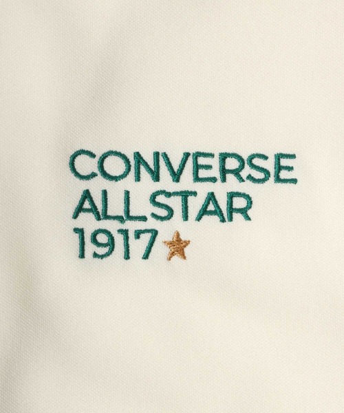CONVERSE(コンバース)の「CONVERSE/コンバース ジャージ ワンポイントロゴ刺繍 配色切替 トラックジャケット(ジャージ・レディース・ブラック/ネイビー/ブルー/アイボリー・M/L)」の13枚目の写真