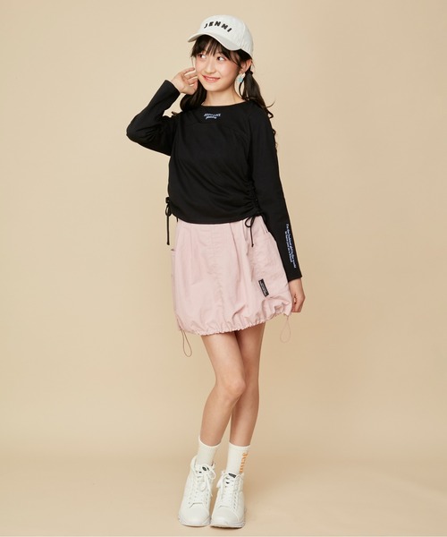 JENNI love（ジェニィラブ）の「前あきレイヤード風ロンT（T