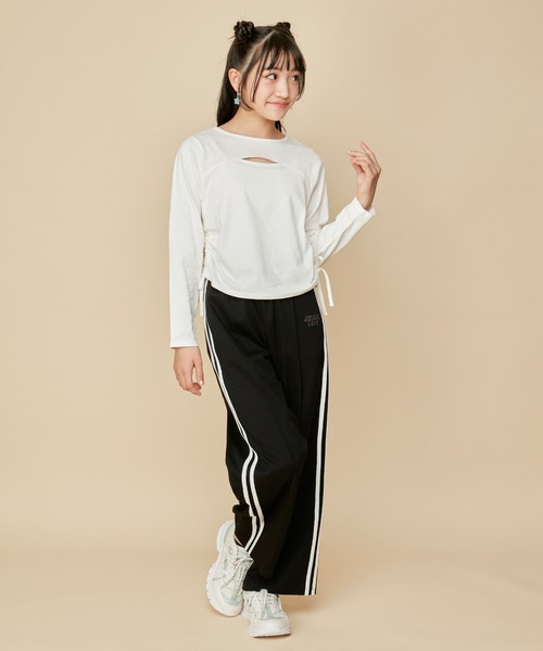 JENNI love（ジェニィラブ）の「前あきレイヤード風ロンT（T