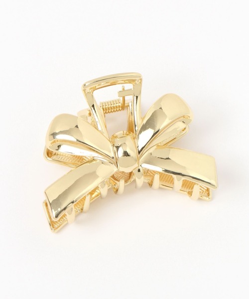 LAKOLE(ラコレ)の「メタルリボンバンスクリップ / 100706(バレッタ/ヘアクリップ・レディース・その他1/その他2・FREE)」の1枚目の写真