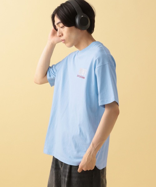 PBLIM（ページボーイリム）の「PBLIM/ポスターグラフィックT（Tシャツ/カットソー・レディース・オフホワイト/ブルー/ブラック・MEDIUM/LARGE）」の21枚目の写真