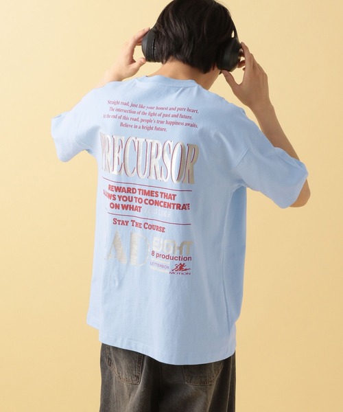 PBLIM（ページボーイリム）の「PBLIM/ポスターグラフィックT（Tシャツ/カットソー・レディース・オフホワイト/ブルー/ブラック・MEDIUM/LARGE）」の22枚目の写真