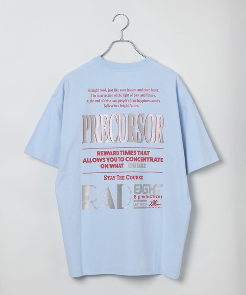 PBLIM（ページボーイリム）の「PBLIM/ポスターグラフィックT（Tシャツ/カットソー・レディース・オフホワイト/ブルー/ブラック・MEDIUM/LARGE）」の9枚目の写真