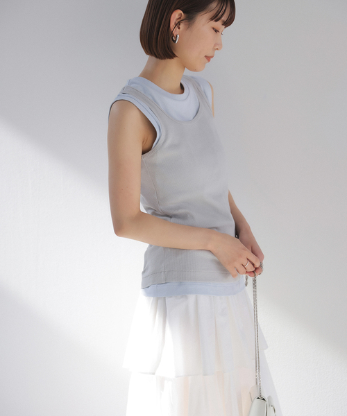 SLOBE IENA（スローブイエナ）の「【Hanes / ヘインズ】SLOBE別注 NEW 3PACK Tシャツ（Tシャツ/カットソー・レディース・スカイブルー/ピンク・FREE）」の14枚目の写真